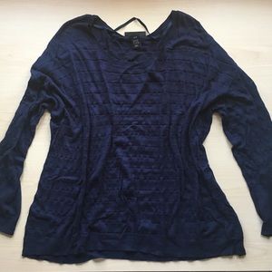 Sheer lane Bryant navy long sleeve size 22/24